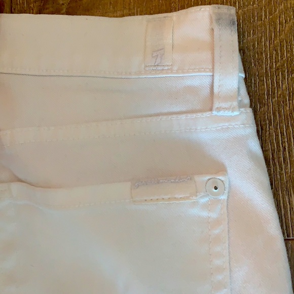 7 For All Mankind white bootcut jeans sz. 27 - Picture 6 of 6